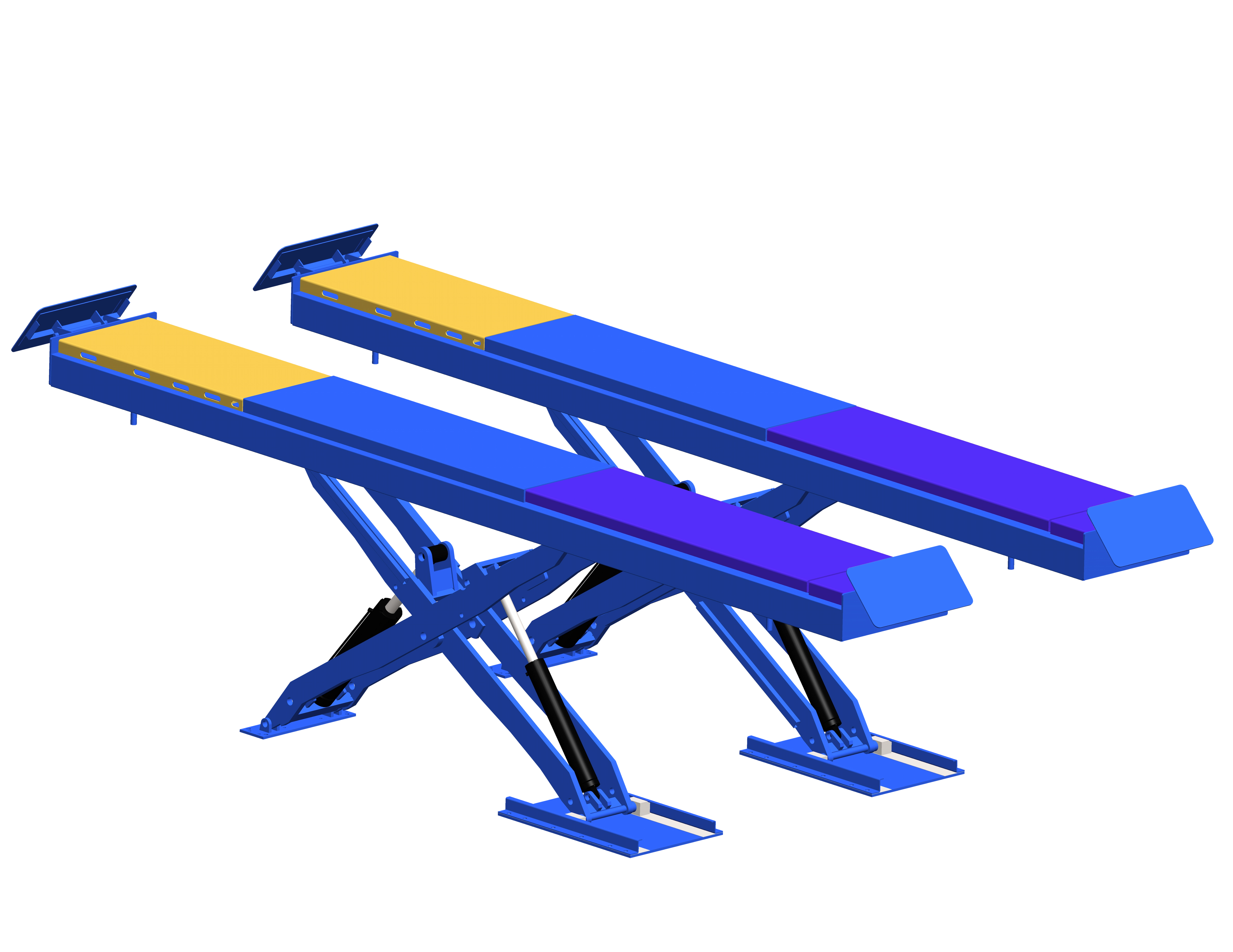 GC-M4 大剪单层四轮定位举升机